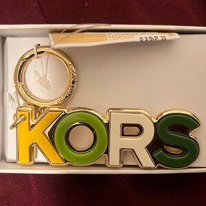 MICHAEL KORS Keychain Keyring Key Ring Fob Clip